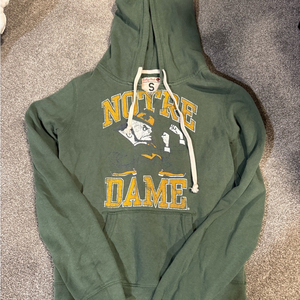 Green Notre Dame Hoodie